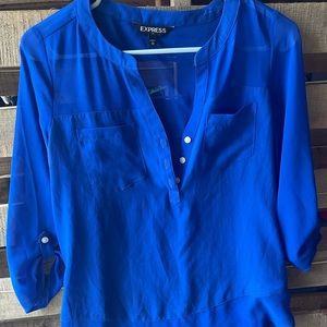 Blue express size xs blouse
